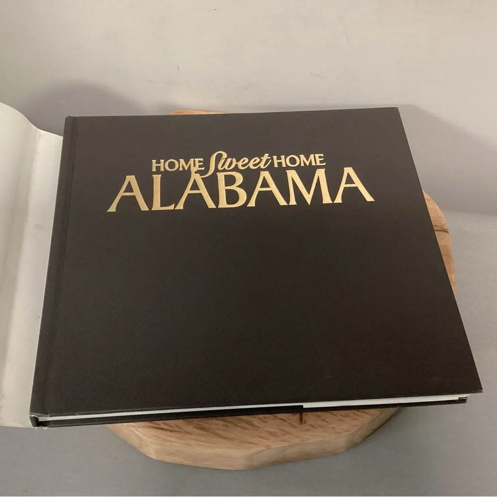 🟢 Vintage - Home Sweet Home Alabama - Huge Coffee Table Picture Book - Great